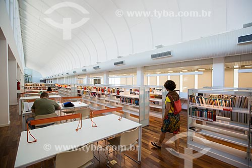 Tables for reading inside of Parque Estadual Library  - Rio de Janeiro city - Rio de Janeiro state (RJ) - Brazil
