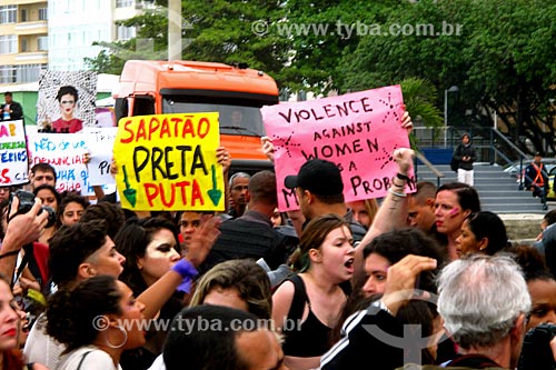  SlutWalk - Edge of Copacabana Beach  - Rio de Janeiro city - Rio de Janeiro state (RJ) - Brazil
