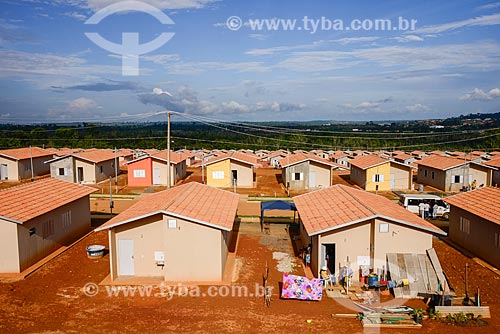  Homes built to residents that will be removed from the Igarape Ambe blockhouse resulting from the release the construction of the Belo Monte Dam - work contracted by Norte Energia  - Altamira city - Para state (PA) - Brazil