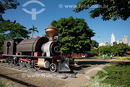  Locomotive Maria Fumaca in space Weathervane Cultural and Educational - Palacio das Industrias - Civil Square Ulysses Guimaraes  - Sao Paulo city - Sao Paulo state (SP) - Brazil