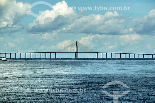  View of Negro River Bridge   - Manaus city - Amazonas state (AM) - Brazil