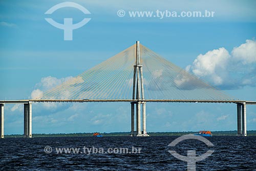  View of Negro River Bridge   - Manaus city - Amazonas state (AM) - Brazil