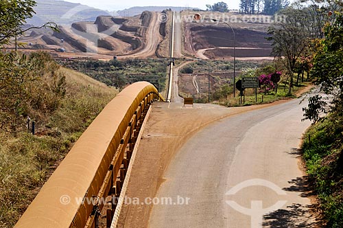  Niobium mining track  - Araxa city - Minas Gerais state (MG) - Brazil