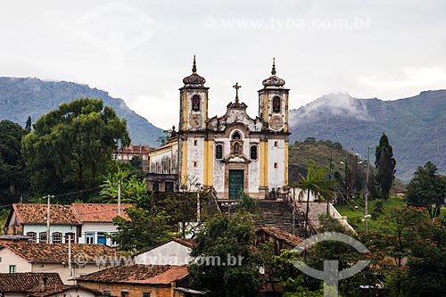  Santa Efigenia Church (1723) also known as Church of Chico Rei  - Ouro Preto city - Minas Gerais state (MG) - Brazil
