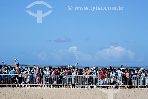  Queue to entrance of FIFA Fan Fest before of the match between Germany x Argentine by final game of World Cup of Brazil  - Rio de Janeiro city - Rio de Janeiro state (RJ) - Brazil