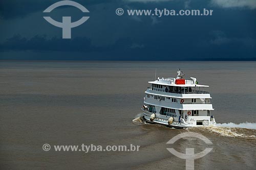  Boat on Amazon River  - Parintins city - Amazonas state (AM) - Brazil