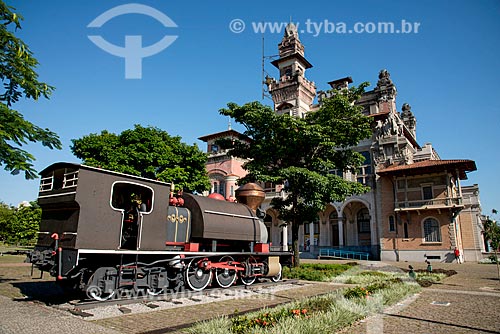 Locomotive Maria Fumaca in Space Weathervane Cultural and Educational - Palace of Industries - Civil Square Ulysses Guimaraes  - Sao Paulo city - Sao Paulo state (SP) - Brazil