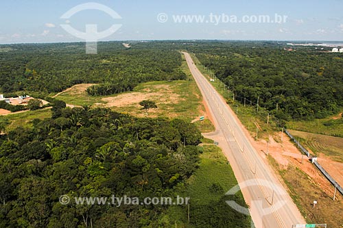  Aerial photo of BR-364 highway  - Porto Velho city - Rondonia state (RO) - Brazil