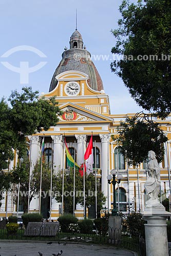  Palacio Quemado (Burned Palace) - headquarters of government of Bolivia  - La Paz city - La Paz department - Bolivia