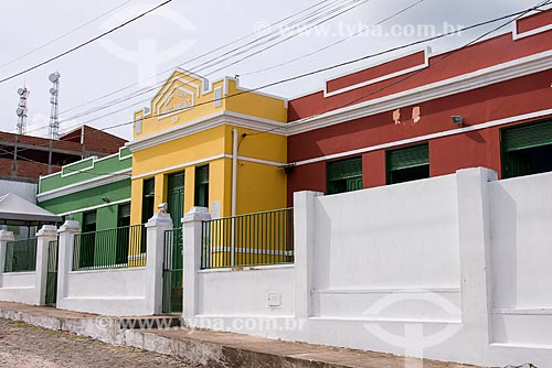  Facade of Juracy Magalhaes State School  - Marau city - Bahia state (BA) - Brazil