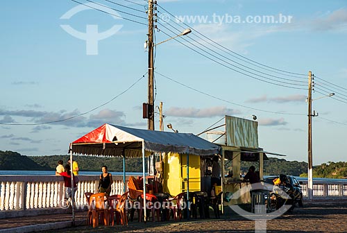  Snack bar on the banks of Marau River  - Marau city - Bahia state (BA) - Brazil