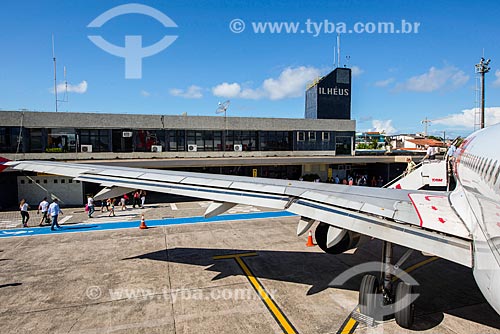  Passengers disembarking - Ilheus Airport - Jorge Amado (1939)  - Ilheus city - Bahia state (BA) - Brazil