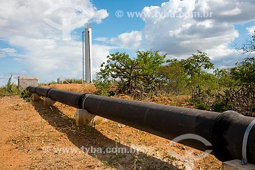  Pajeu Aqueduct tubes  - Floresta city - Pernambuco state (PE) - Brazil