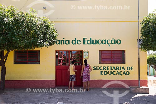  Facade of the Department of Education from Penaforte city  - Penaforte city - Ceara state (CE) - Brazil