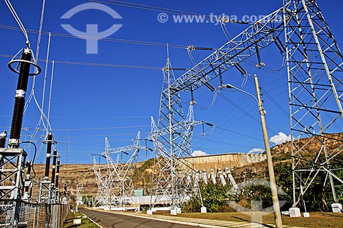  Substation of Furnas Hydrelectric Plant  - Sao Jose da Barra city - Minas Gerais state (MG) - Brazil