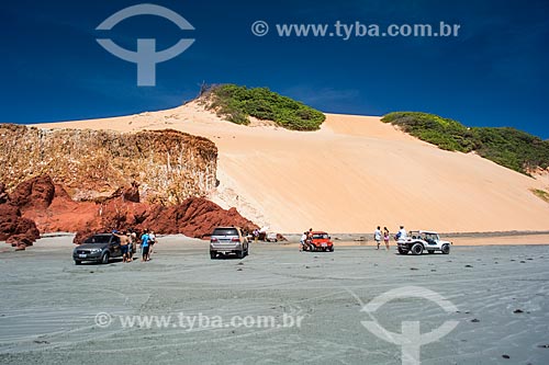  Buggy ride - waterfront of Ponta Grossa Beach  - Icapui city - Ceara state (CE) - Brazil