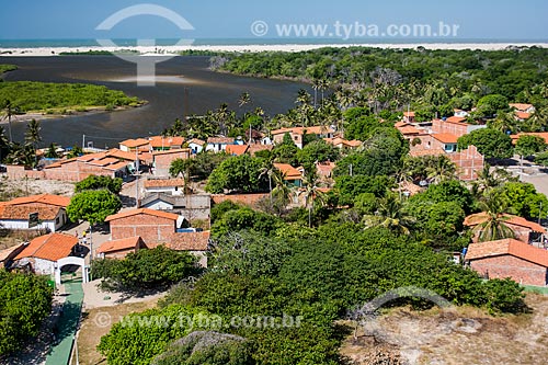  General view of Mandacaru village from Preguicas Lighthouse (1940) - also known as Mandacaru Lighthouse  - Barreirinhas city - Maranhao state (MA) - Brazil