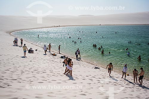  Bathers - Toyoteiros Lagoon  - Barreirinhas city - Maranhao state (MA) - Brazil