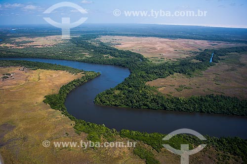  Aerial photo of Preguicas River  - Barreirinhas city - Maranhao state (MA) - Brazil