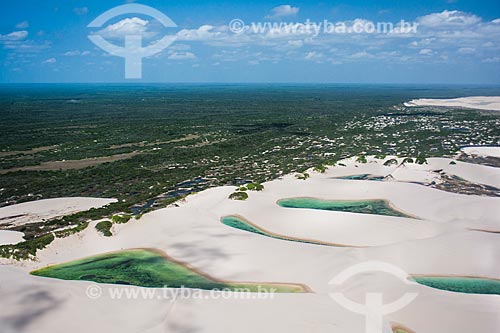  Aerial photo of dunes - Lencois Maranhenses National Park  - Barreirinhas city - Maranhao state (MA) - Brazil