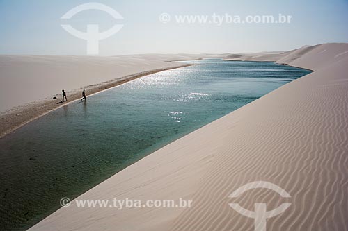  Testa Branca Lagoon - Lencois Maranhenses National Park  - Barreirinhas city - Maranhao state (MA) - Brazil