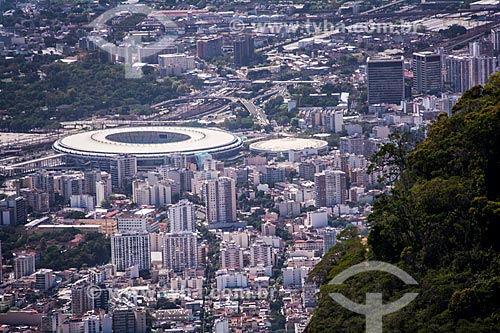  Aerial photo of Journalist Mario Filho Stadium (1950) - also known as Maracana  - Rio de Janeiro city - Rio de Janeiro state (RJ) - Brazil