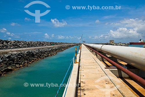  Oil terminal from Port of Suape Complex  - Ipojuca city - Pernambuco state (PE) - Brazil