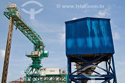  Crane - pier 4 of Port of Suape Complex  - Ipojuca city - Pernambuco state (PE) - Brazil