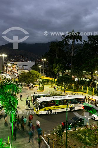  Night view of Revolution Square near the Train station Edson Passos  - Mesquita city - Rio de Janeiro state (RJ) - Brazil