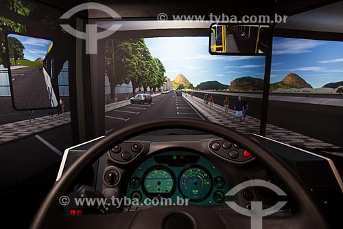  Driving simulator bus used in driver training  - Rio de Janeiro city - Rio de Janeiro state (RJ) - Brazil