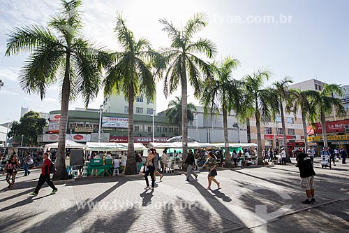  View of Rui Barbosa Square in the background Organic Fair  - Nova Iguacu city - Rio de Janeiro state (RJ) - Brazil