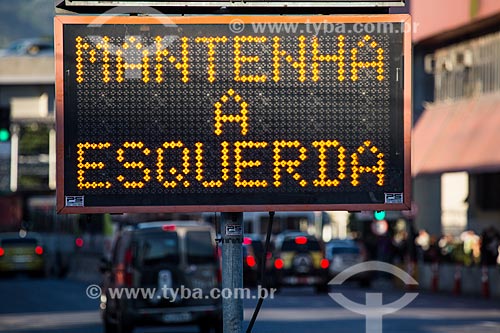  Variable-message sign - Port Binary  - Rio de Janeiro city - Rio de Janeiro state (RJ) - Brazil