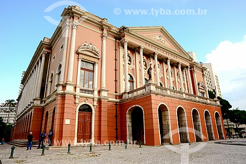  Facade of Theatro da Paz (Peace Theater) - 1874  - Belem city - Para state (PA) - Brazil