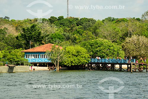  Port on the banks of Tapajos River  - Santarem city - Para state (PA) - Brazil