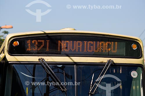  Bus at the Bus Station - Shopping Center de Caxias  - Duque de Caxias city - Rio de Janeiro state (RJ) - Brazil