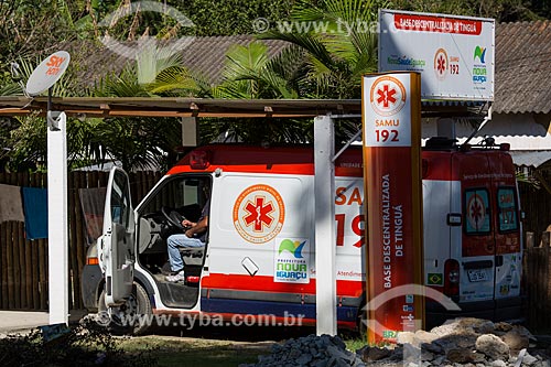  Ambulance from SAMU (Mobile emergency Attendance service) - Decentralized Basis of Tingua  - Nova Iguacu city - Rio de Janeiro state (RJ) - Brazil