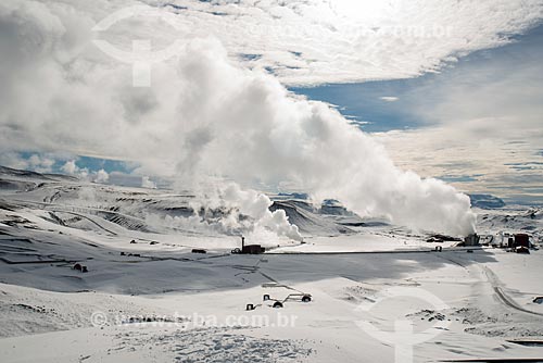  View of krafla Power Station  - Northeastern Region - Iceland