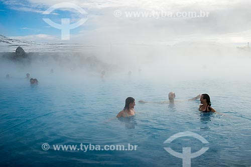  Bathes in thermal waters of Mývatn region - near to Krafla Volcano  - Northeastern Region - Iceland