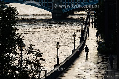  Waterfront of River Thames  - London - Greater London - England