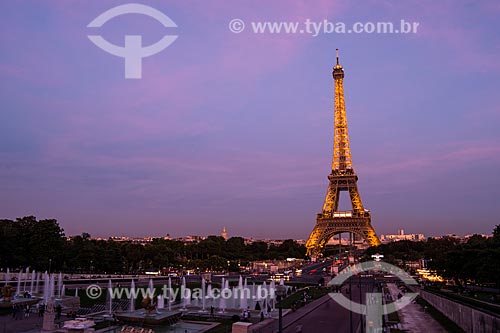  View of Eiffel Tower (1889)  - Paris - Paris department - France