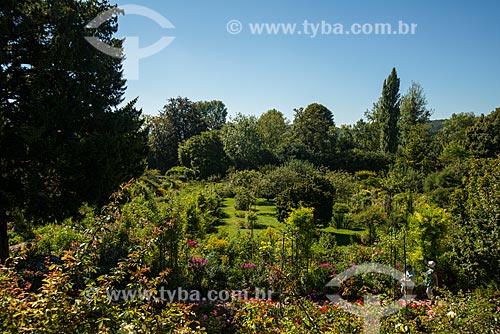  General view of Claude Monet Garden - Nympheas Garden  - Giverny city - Eure department - France
