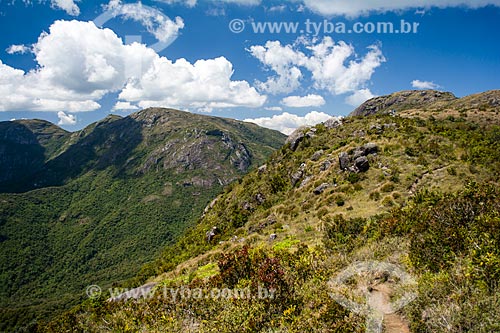  Landscape during trail of Acu Mountain - Serra dos Orgaos National Park  - Petropolis city - Rio de Janeiro state (RJ) - Brazil