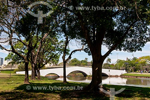  View of Pedra Bridge (1843) - also known as Acores Bridge  - Porto Alegre city - Rio Grande do Sul state (RS) - Brazil