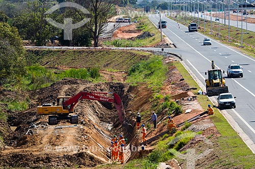  Infrastructure works - Metropolitan Arch kerbside  - Seropedica city - Rio de Janeiro state (RJ) - Brazil