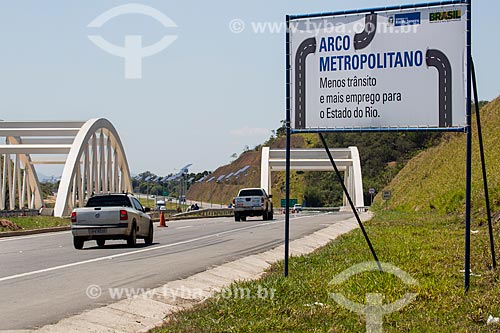  Plaque - snippet of Metropolitan Arch near to Duque de Caxias city  - Duque de Caxias city - Rio de Janeiro state (RJ) - Brazil