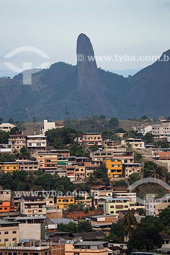  General view of Cachoeiro de Itapemirim city with Itabira Peak in the background  - Cachoeiro de Itapemirim city - Espirito Santo state (ES) - Brazil
