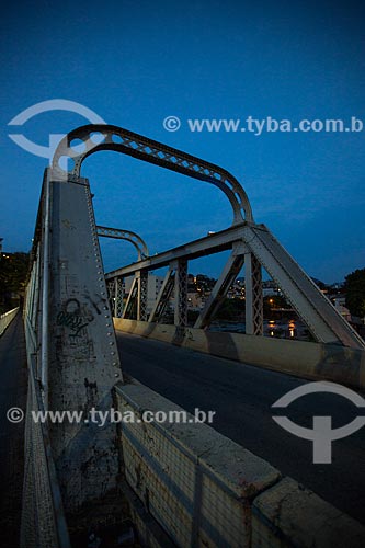  Demisthoclides Baptista Iron Bridge over Itapemirim River  - Cachoeiro de Itapemirim city - Espirito Santo state (ES) - Brazil