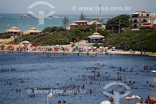  Bathers - Iriri Lagoon - also known as Coca-Cola Lagoon  - Rio das Ostras city - Rio de Janeiro state (RJ) - Brazil