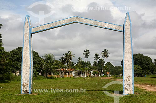  Joanes Village portal  - Salvaterra city - Para state (PA) - Brazil