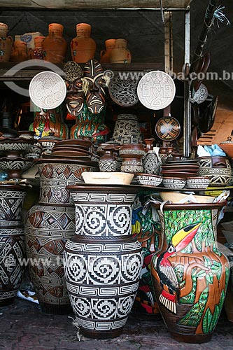  Vases on sale - Ver-o-peso Market  - Belem city - Para state (PA) - Brazil
